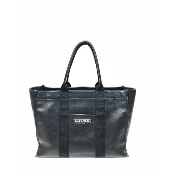 Balenciaga Handbags - Balenciaga Hardware Tote Bag Calfskin Strap Miss Ing Black
